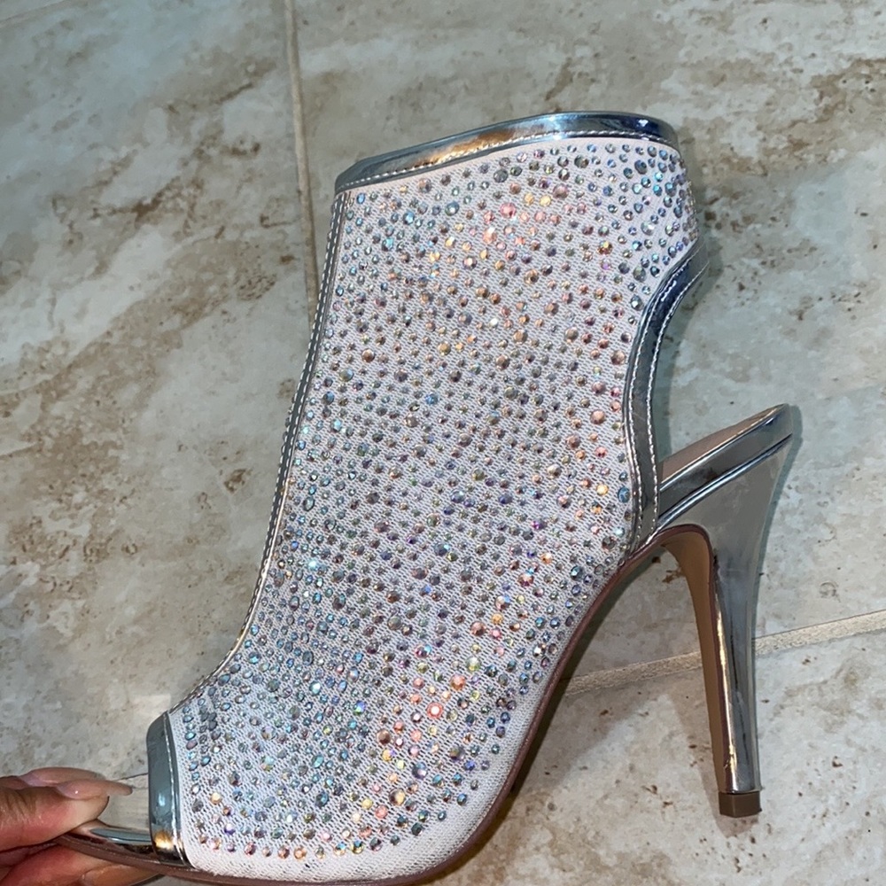 Madden Girl silver heels